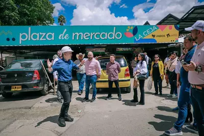 Plaza de Mercado de La Ceja sigue siendo el referente de infraestructura para Alcaldes del País