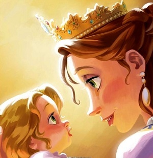 Rapunzel mama e hija